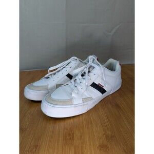 Levi's Mens Deacon Synthetic Leather Casual Lace Up Sneaker Shoes US 9.5 [U09]